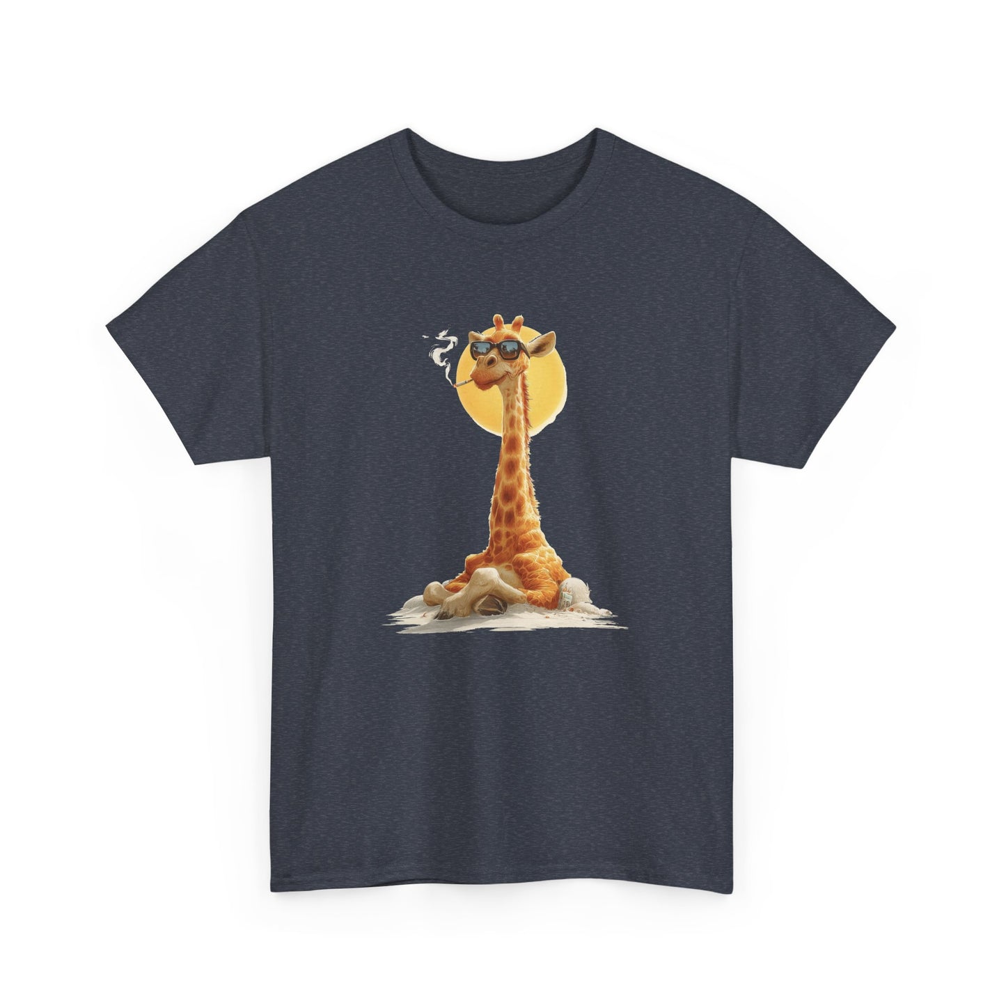 Cool Giraffe Graphic Tee, Unisex Funny Shirt, Casual Summer Top