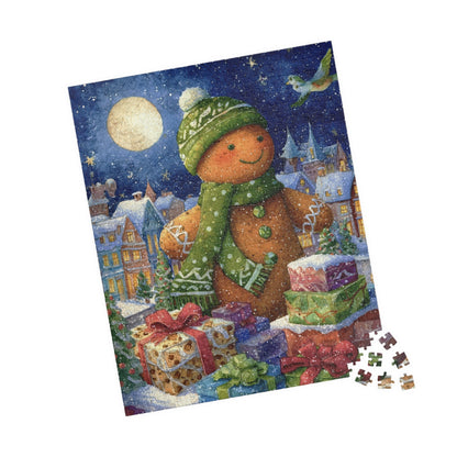 Holiday-Themed Puzzle, Christmas Jigsaw for Family Fun, Winter Decor Gift, Seasonal Activity, Kids & Adults, Festive Home Entertainment