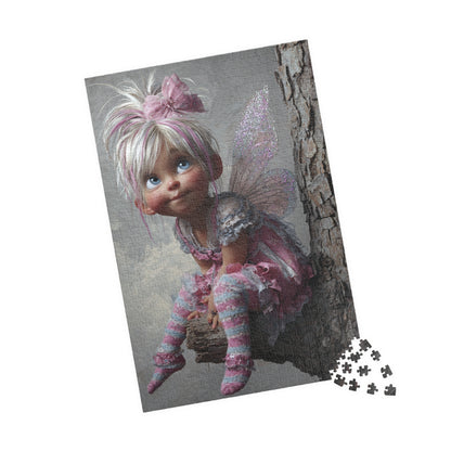 Whimsical Fairy Puzzle, Family Activity, Gift for Kids, Fun Indoor Game, Magical Decoration, Crafting Fun