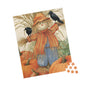 Friendly Fall Harvest Scarecrow Puzzle - 110 252 520 1014-piece Seasonal Jigsaw for Family Fun, Autumn Activity