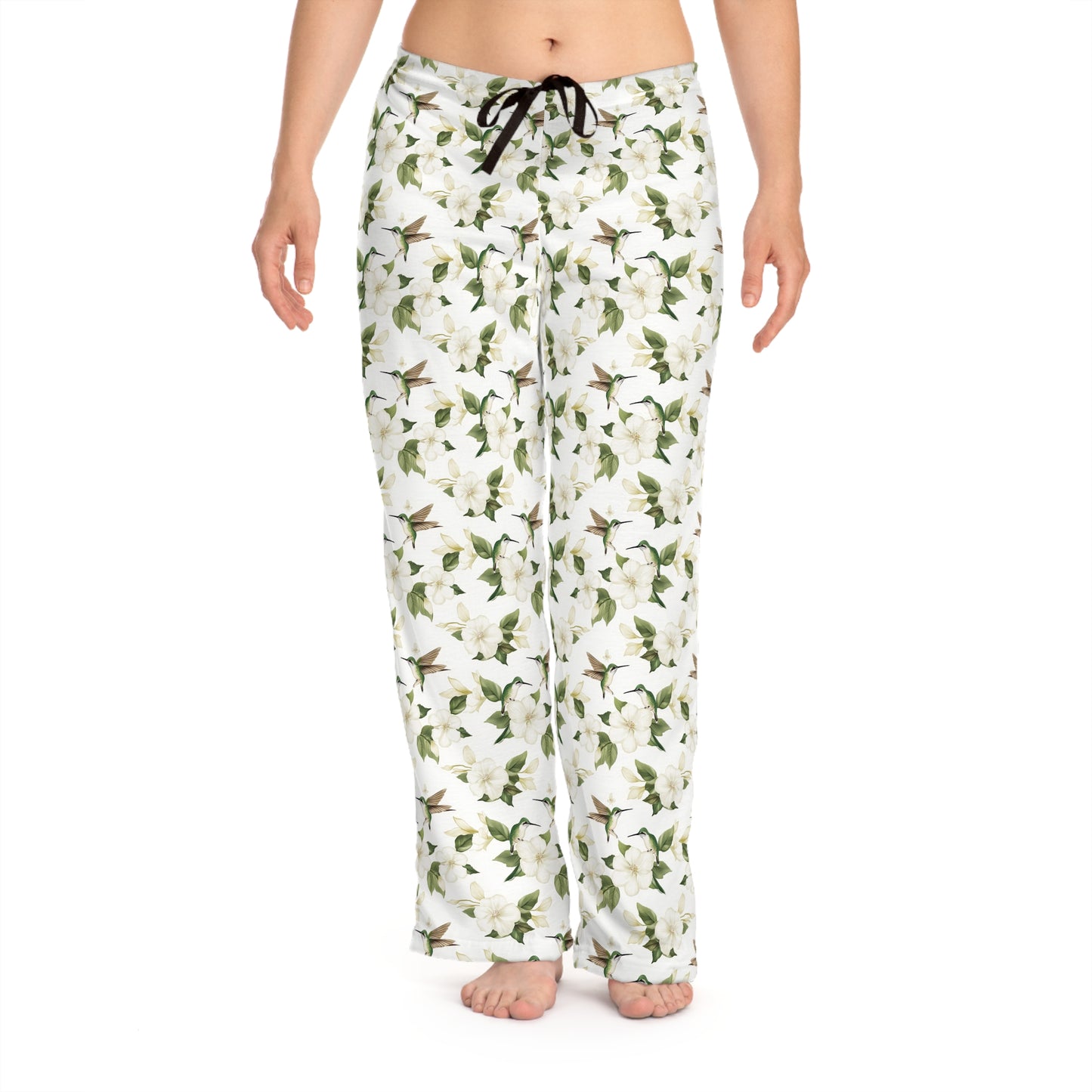 Hummingbird Women's Pajama Pants - Cute Bird Watcher Design