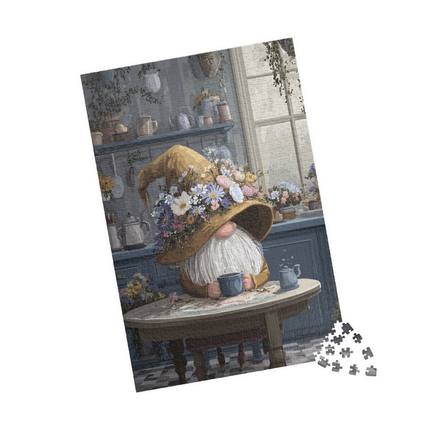 Charming Gnome Puzzle, 110 to 1014-piece Jigsaw, Perfect Gift for Adults, Family Fun Activity, Relaxation Hobby