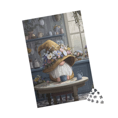 Charming Gnome Puzzle, 110 to 1014-piece Jigsaw, Perfect Gift for Adults, Family Fun Activity, Relaxation Hobby