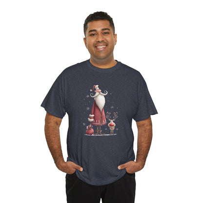 Christmas Cheer Unisex Heavy Cotton Tee, Holiday Gift