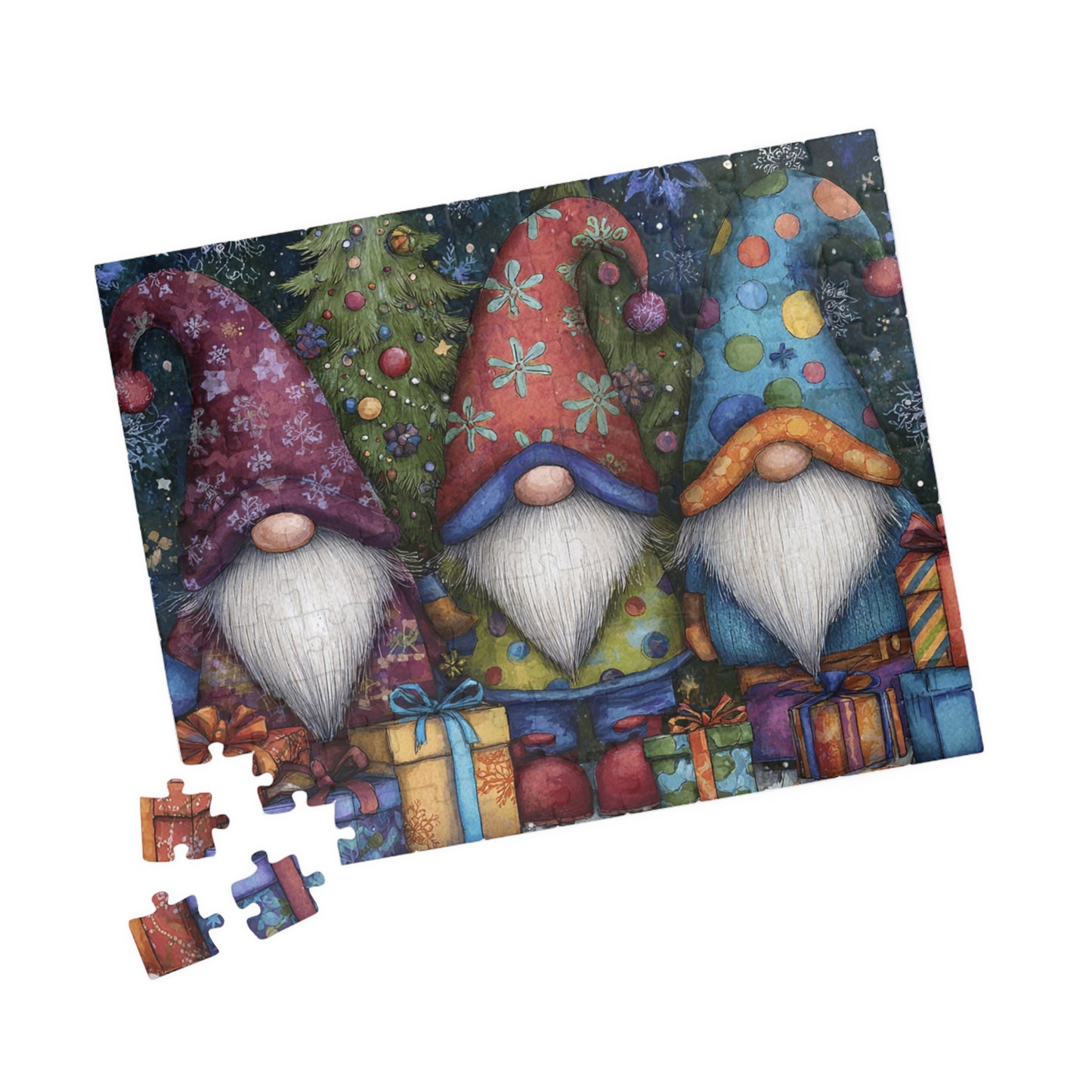 Christmas Gnome Puzzle, 110-1014 Piece Jigsaw Puzzle