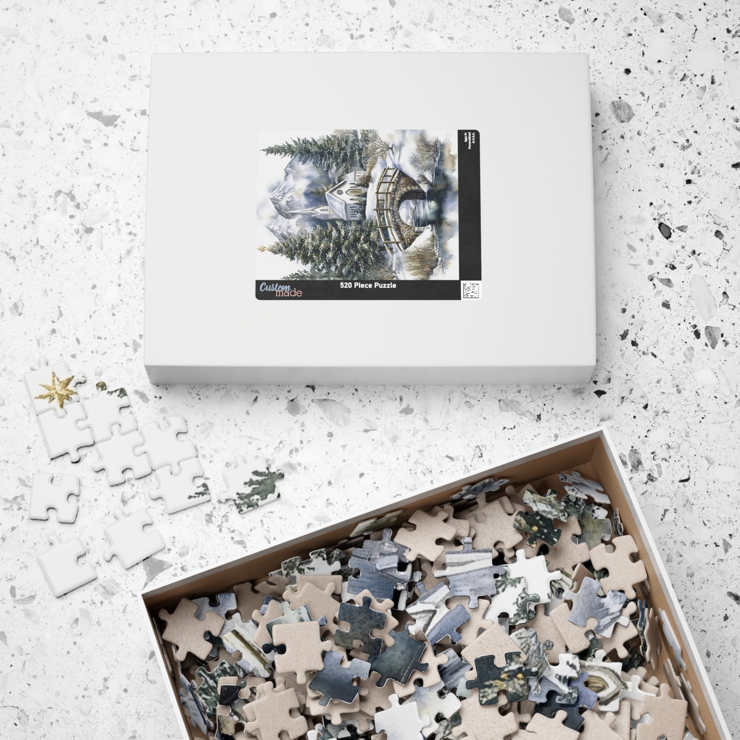 Winter Wonderland Puzzle - Cozy Holiday Nostalgia, Family Fun, Perfect Gift, 110-1014 Pieces, Seasonal Decor