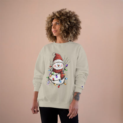 Cozy Holiday Sweatshirt Featuring a Cheery Snowman, Christmas Gift, Winter Apparel, Festive Sweater, Cute Holiday Clothing, Winter Fashion
