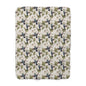 Cozy Floral Sherpa Fleece Blanket | Perfect Gift for Home Decor, Picnics, Snuggling, and Seasonal Celebrations