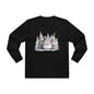 Cozy Santa Longsleeve Tee for Men, Perfect Holiday Gift, Winter Wear, Festive Apparel, Christmas Celebration