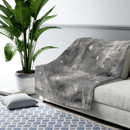 Silver Castles | Sherpa Fleece Blanket | Fantasy Gift