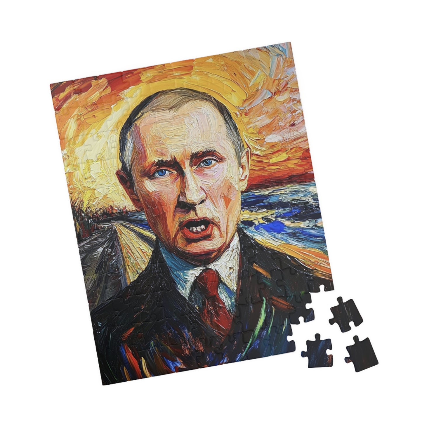 Nuclear Putin Puzzle - Unique Design, Perfect Gift for Art Lovers, Home Decor, Russian Family Fun, 110-1014 Pieces