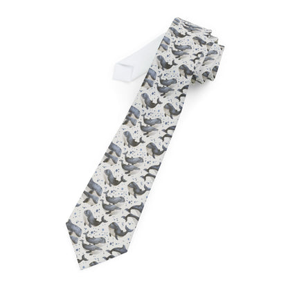 Necktie - Happy Little Whales Design