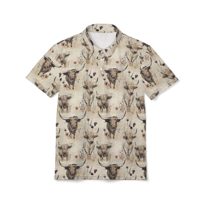 Highland Cow Polo Shirt | Get Complimented | Trending Homestead