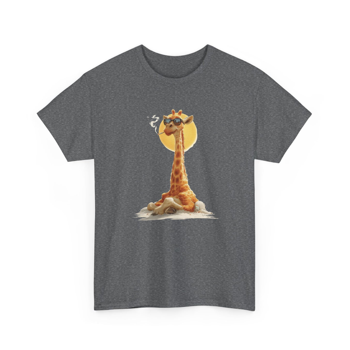 Cool Giraffe Graphic Tee, Unisex Funny Shirt, Casual Summer Top