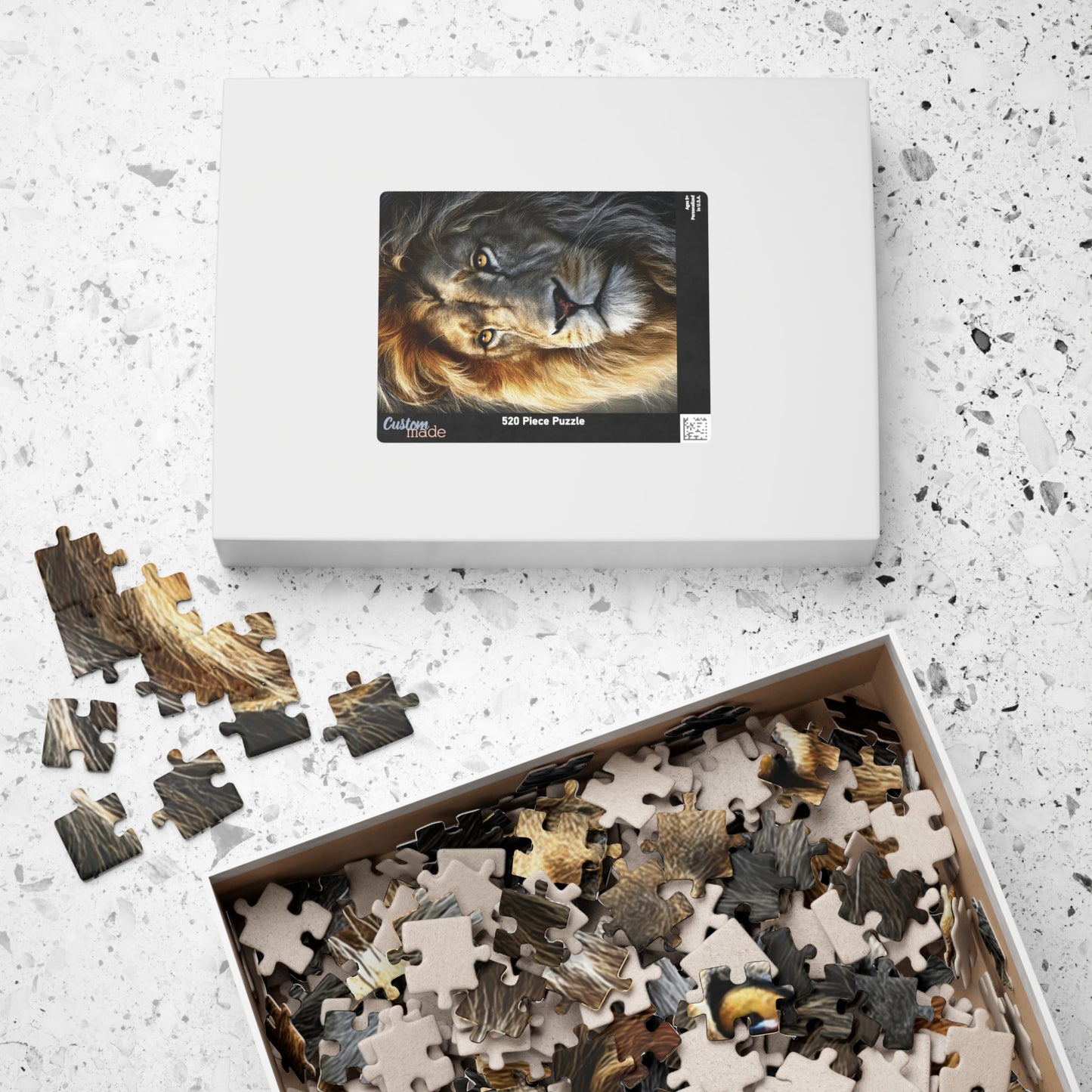 Majestic Lion Puzzle | Perfect for Family Game Night