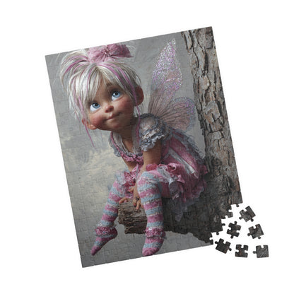 Whimsical Fairy Puzzle, Family Activity, Gift for Kids, Fun Indoor Game, Magical Decoration, Crafting Fun