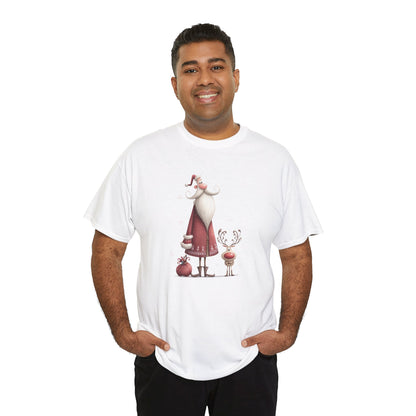 Christmas Cheer Unisex Heavy Cotton Tee, Holiday Gift