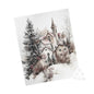Winter Scene Puzzle, Cozy Family Activity, Christmas Gift, Relaxation Gift, Home Decor Puzzle, 110 252 520 1014-piece