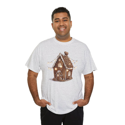 Festive Gingerbread House Tee | Unisex Heavy Cotton T-Shirt, Cozy Holiday Apparel, Christmas Gift, Winter Wonderland Clothing, Cute [...]