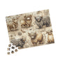 Rustic Farm Animal Puzzle, 110-1014 Piece Jigsaw, Cozy Home Decor, Gift for Animal Lovers, Family Game Night, Unique Collectible