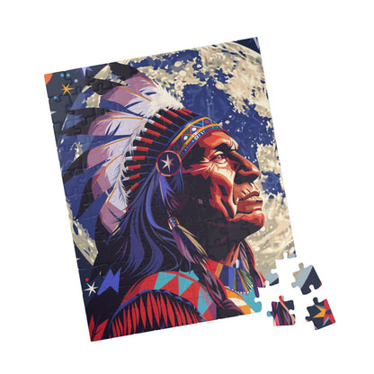 Native American Inspired Puzzle - 110 to 1014-piece, Educational Gift, Cultural Appreciation, Heritagemontagery
