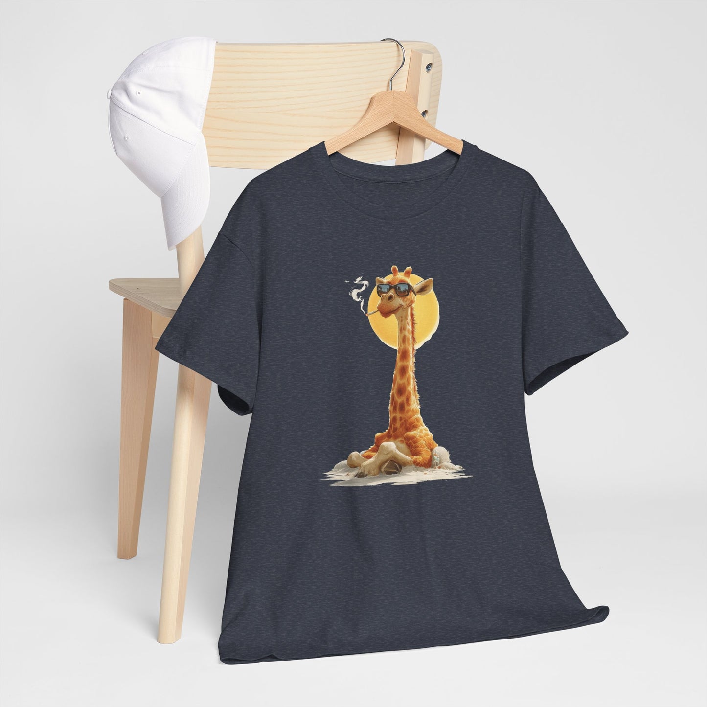 Cool Giraffe Graphic Tee, Unisex Funny Shirt, Casual Summer Top