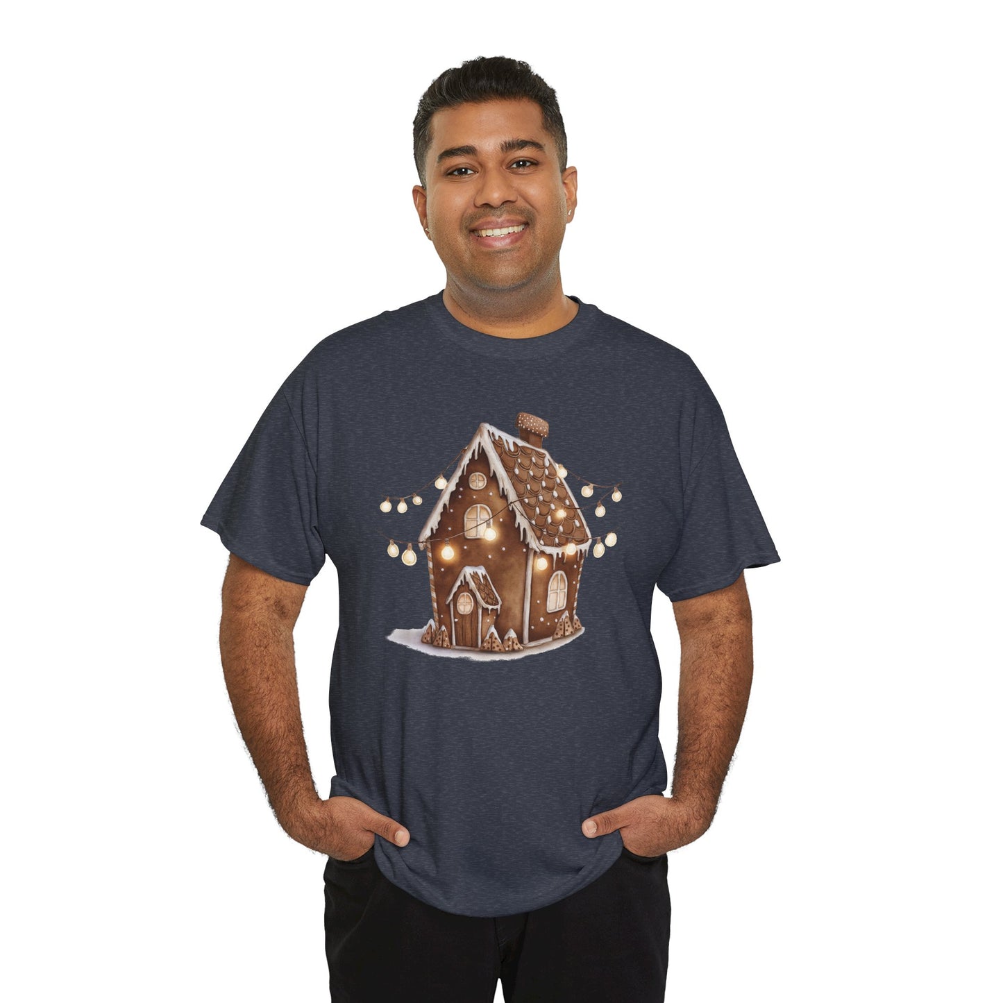 Festive Gingerbread House Tee | Unisex Heavy Cotton T-Shirt, Cozy Holiday Apparel, Christmas Gift, Winter Wonderland Clothing, Cute [...]