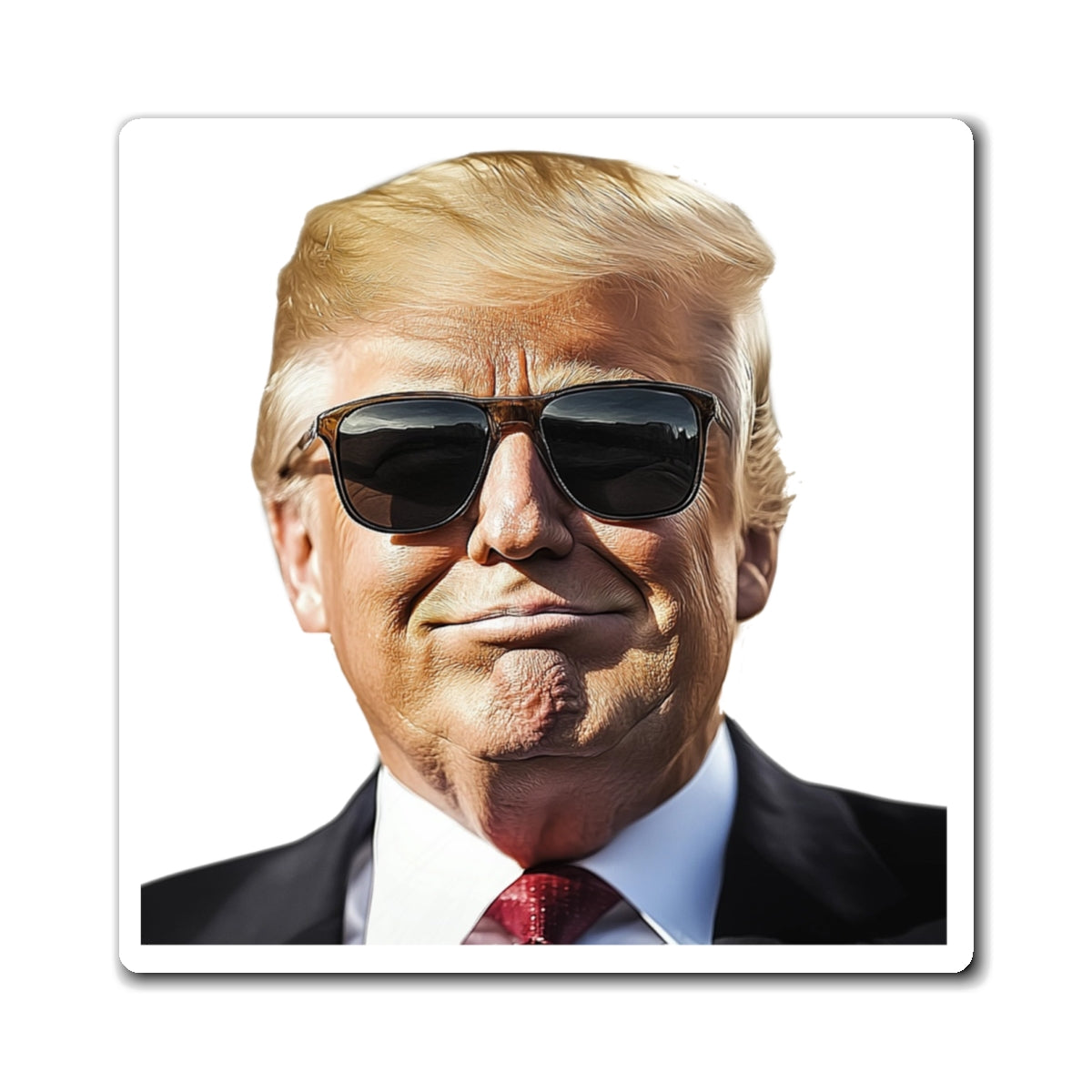 Trump Cool Sunglasses Magnet, Political Gift, Funny Refrigerator Magnet