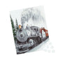 Holiday-Themed Train Puzzle, Family Game Night, Gift for Train Lovers, Winter Wonderland Decor, Educational Activity