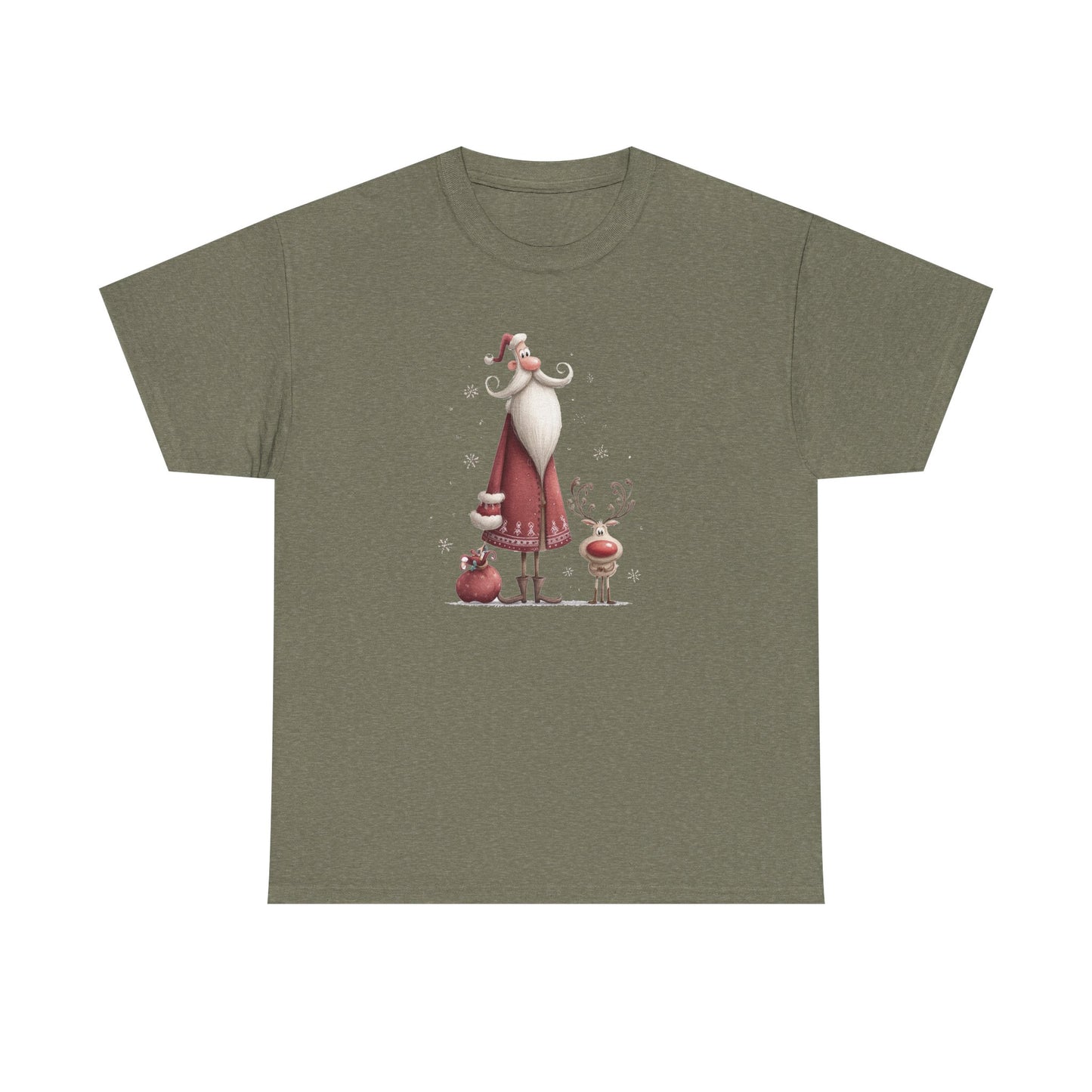 Christmas Cheer Unisex Heavy Cotton Tee, Holiday Gift