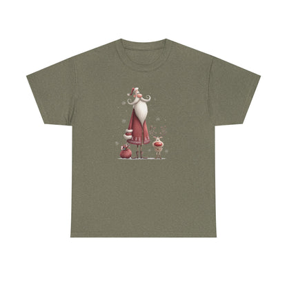Christmas Cheer Unisex Heavy Cotton Tee, Holiday Gift