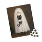 Retro Ghost Cat Puzzle – 110, 252, 520, 1014 Pieces, Perfect for Halloween Decor