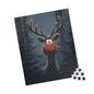Christmas Reindeer Puzzle for Family Fun, Holiday Decor, Gift for Kids, Cozy Nights, 110-1014 Pieces