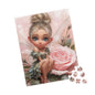 Fairy Rose Puzzle, Dreamy Fairy Jigsaw, Magical Home Decor, Unique Gift, Puzzle Lover's Delight, Family Game Night