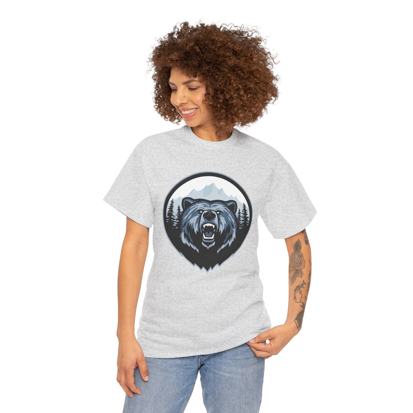 Majestic Bear Graphic Tee | Unisex Heavy Cotton Shirt, Animal Lover Gift, Outdoor Adventure Wear, Nature Lover Apparel, Birthday Gift, [...]