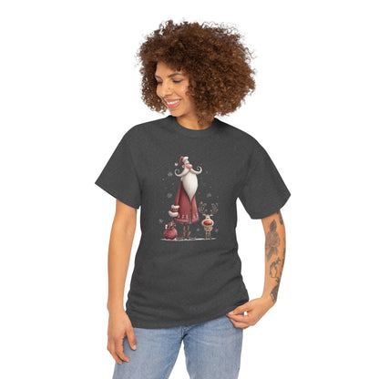 Christmas Cheer Unisex Heavy Cotton Tee, Holiday Gift
