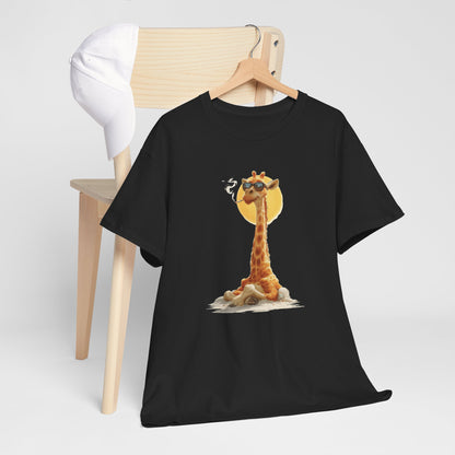 Cool Giraffe Graphic Tee, Unisex Funny Shirt, Casual Summer Top