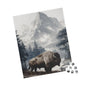 Nature-Themed Puzzle with Bison and Mountains, Relaxing Activity for All Ages, Perfect Gift for Animal Lovers, Challenging Gift for [...]