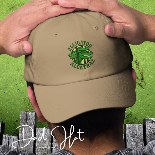 Alligator Alcatraz Dad Hat | President Trump Merch | Migrant Crisis