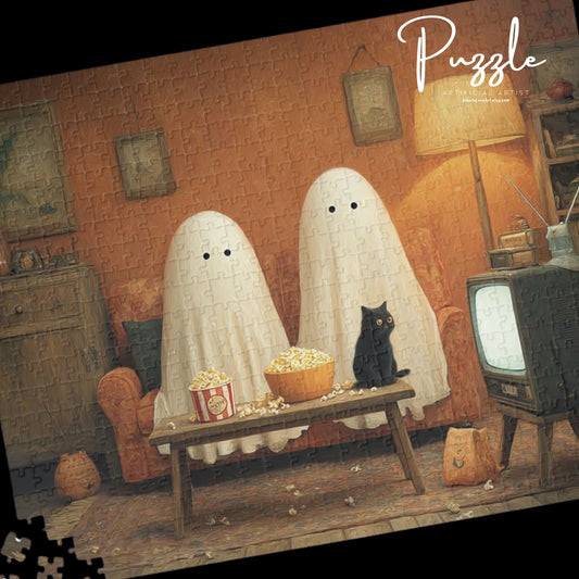 Ghost Movie Night Puzzle - 110-1014 Piece Options