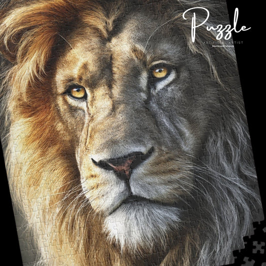 Majestic Lion Puzzle | Perfect for Family Game Night