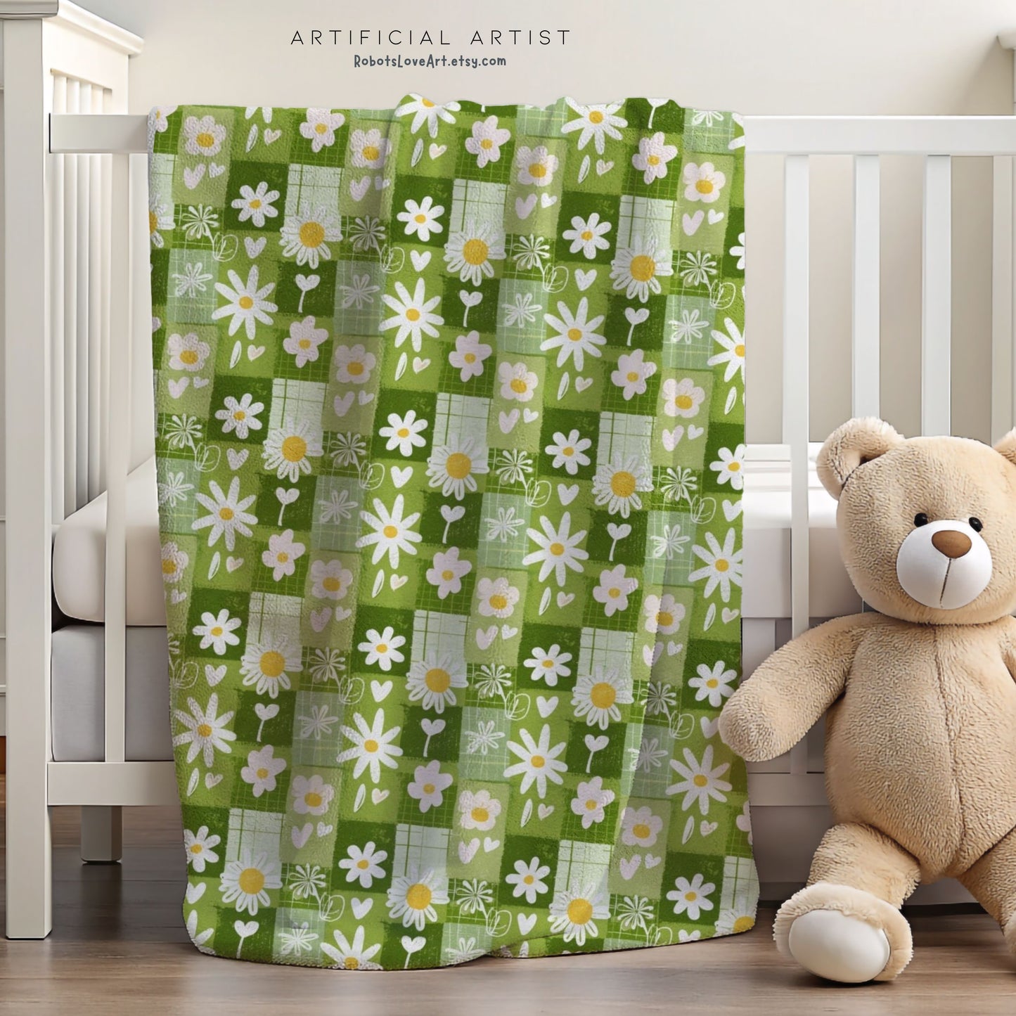 Cozy Floral Velveteen Plush Blanket for Home Decor, Gifts, Bedtime, Picnics, Indoor Comfort