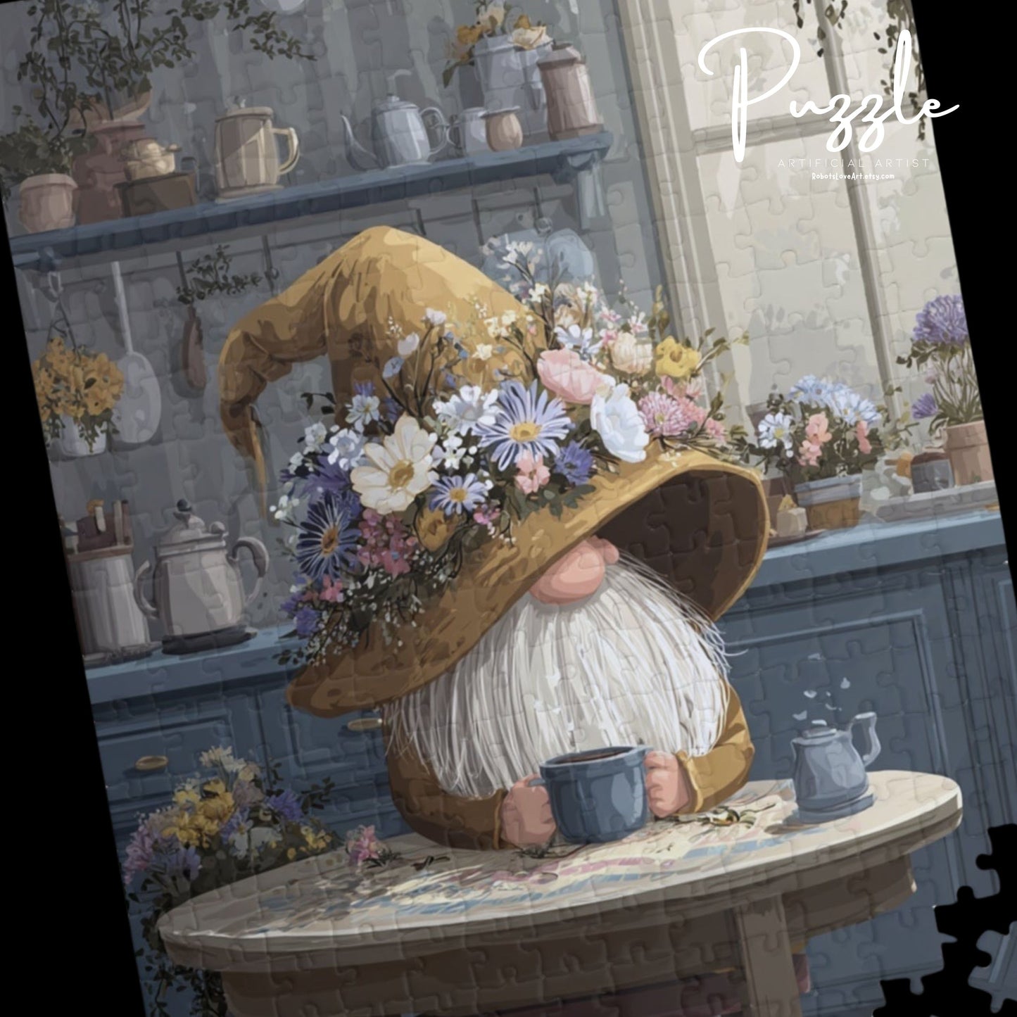 Charming Gnome Puzzle, 110 to 1014-piece Jigsaw, Perfect Gift for Adults, Family Fun Activity, Relaxation Hobby