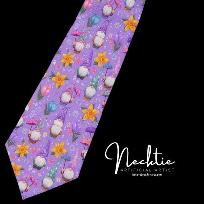 Adorable Gnomes on Purple | Cute Summer Gnomes | Gnome Attire