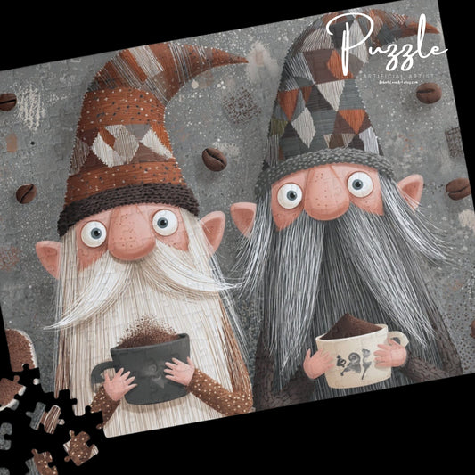 Cozy Coffee-Themed Puzzle | 110, 252, 520, 1014 Pieces | Perfect for Family Fun, Gift for Coffee Lovers, Holiday Activity, Puzzle [...]