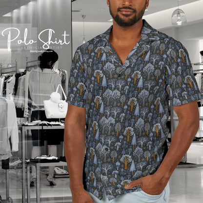 Men's Hawaiian Camp Shirt, Tropical Vibes, Casual Summer Wear, Beach Getaway, Vacation Essential, Gift for Him