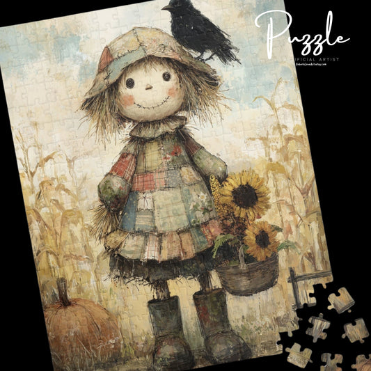 Whimsical Harvest Puzzle - 110, 252, 520, 1014-Piece - Autumn Decor, Family Game Night, Gift for Puzzle Lovers