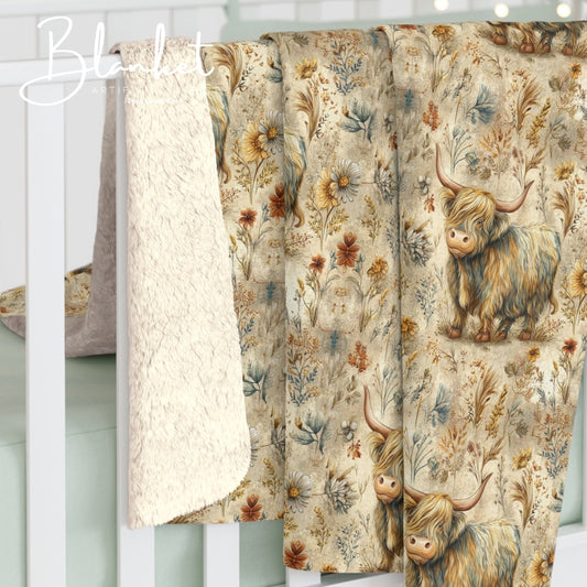 Cozy Farm Animal Sherpa Fleece Blanket - Warm Throw for Home, Personalized Gift, Couch Decor, Animal Lovers, Unique Home Accent