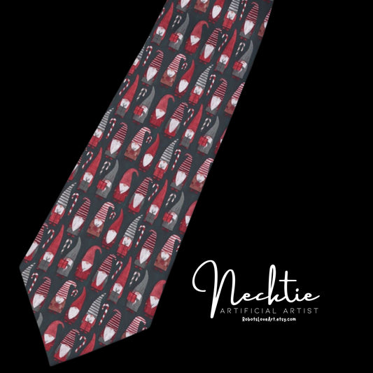 Winter Gnomes Necktie