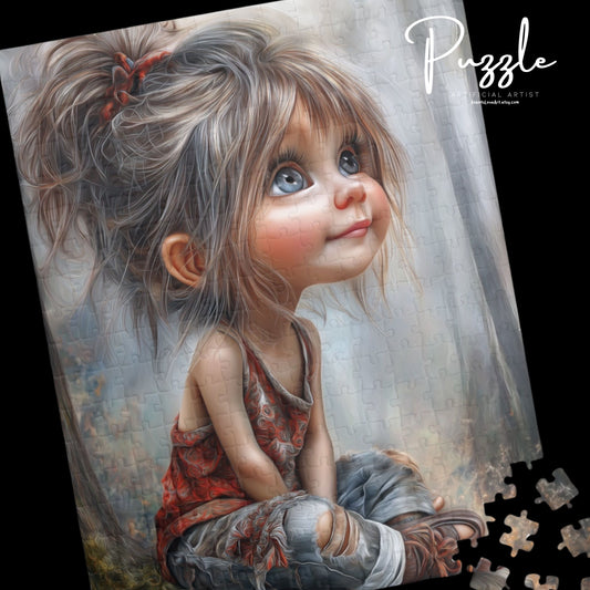 Charming Child Puzzle - 110, 252, 520, 1014-piece Jigsaw, Relaxing Family Activity, Great Gift for Kids, Birthday Fun, Home Decor